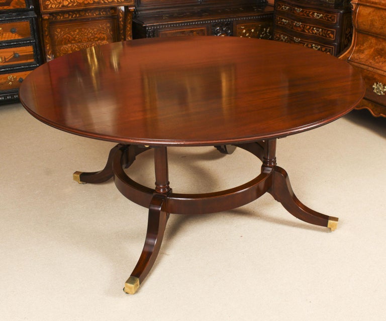 Vintage Jupe Dining Table Leaf and 8 Gondola Chairs Mid 20th C