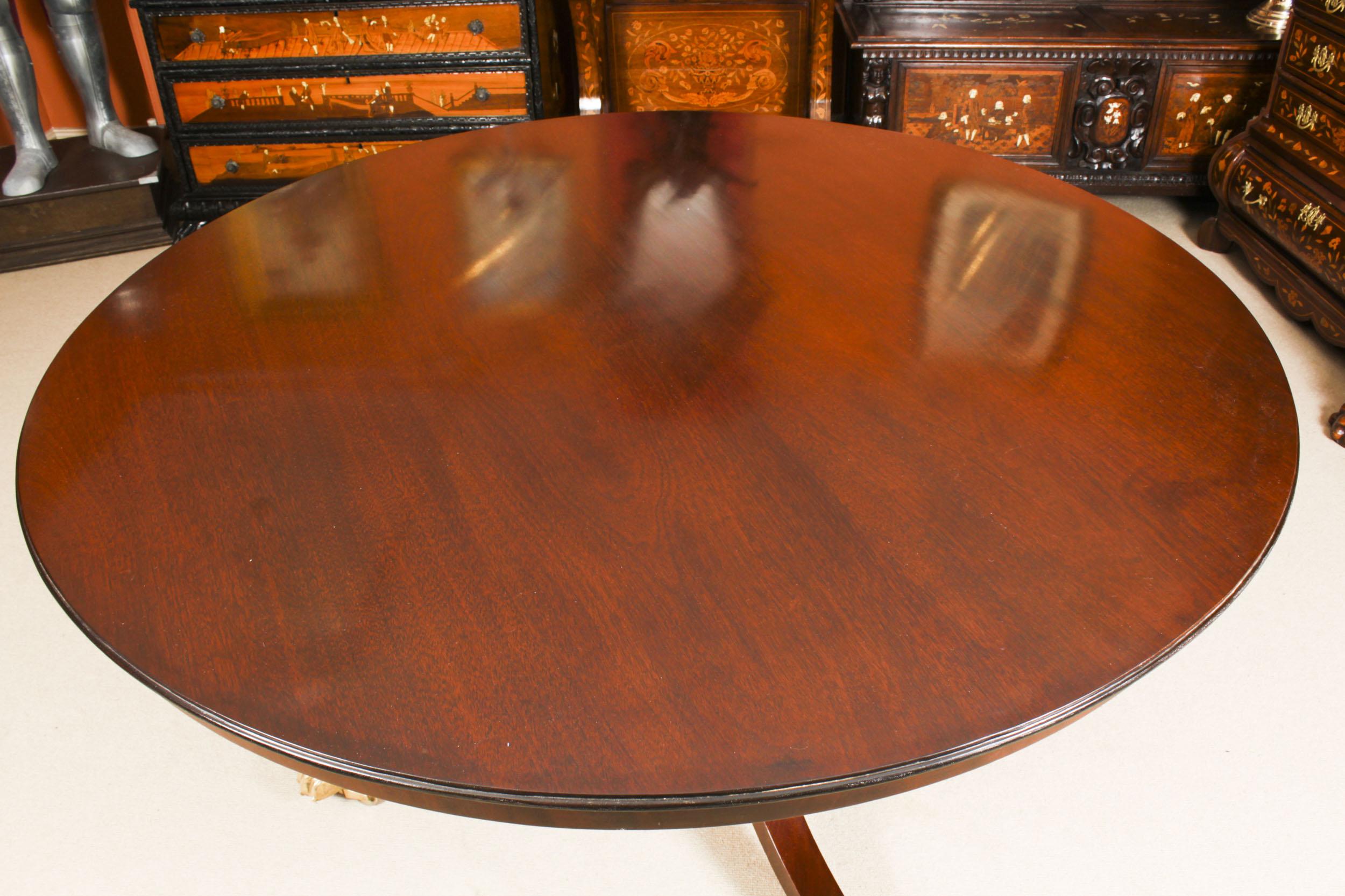Vintage Jupe Dining Table by William Tillman & 10 Chairs, 20th C 3