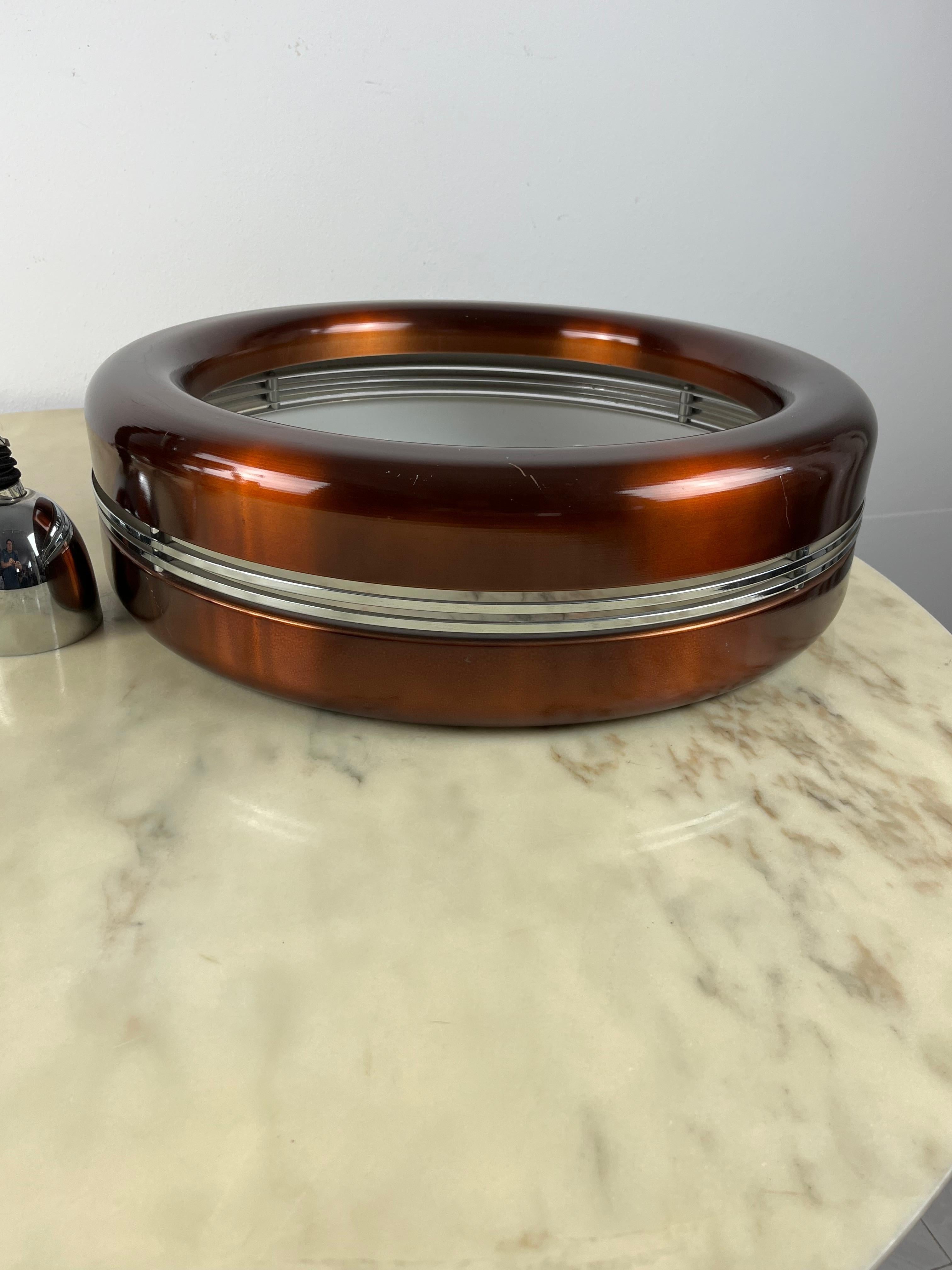 Lampadario vintage a 8 luci, design italiano, anni '70. in vendita 10