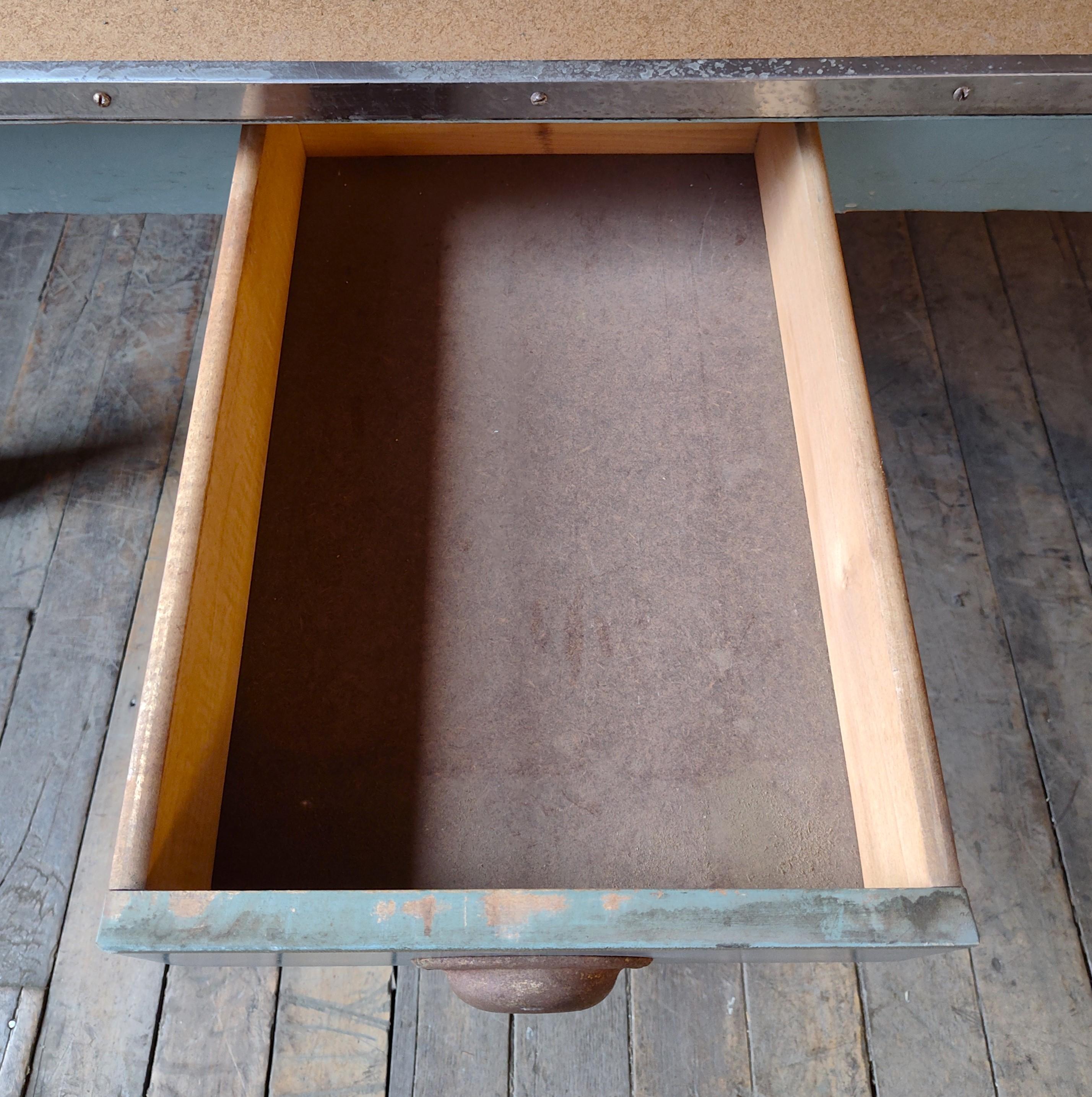 Metal Vintage 80 Bottle Wine Rack / Mail Sorting Desk For Sale