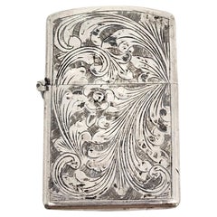 Vintage 800 Silver Lighter Case 'No Insert'