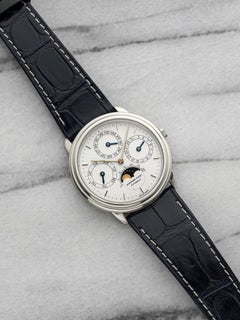 Vintage 80s Audemars Piguet Quantieme Perpetual 25548PT Platinum Moonphase 36mm