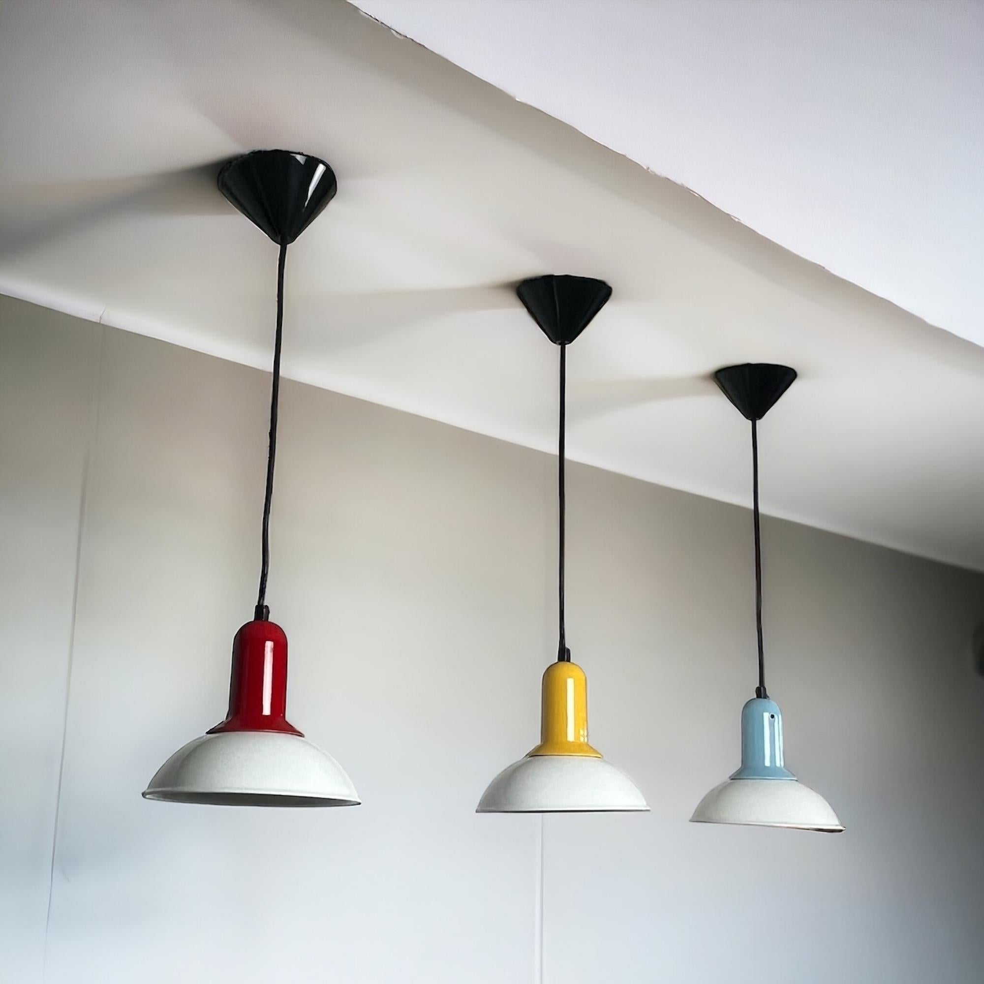 Dive into the nostalgic charm of the with Imago Italy's 80s vintage lamps set made of exquisite ceramic. Crafted with meticulous precision and imbued with the essence of a vibrant era, these lamps are a testament to the creativity and zest that