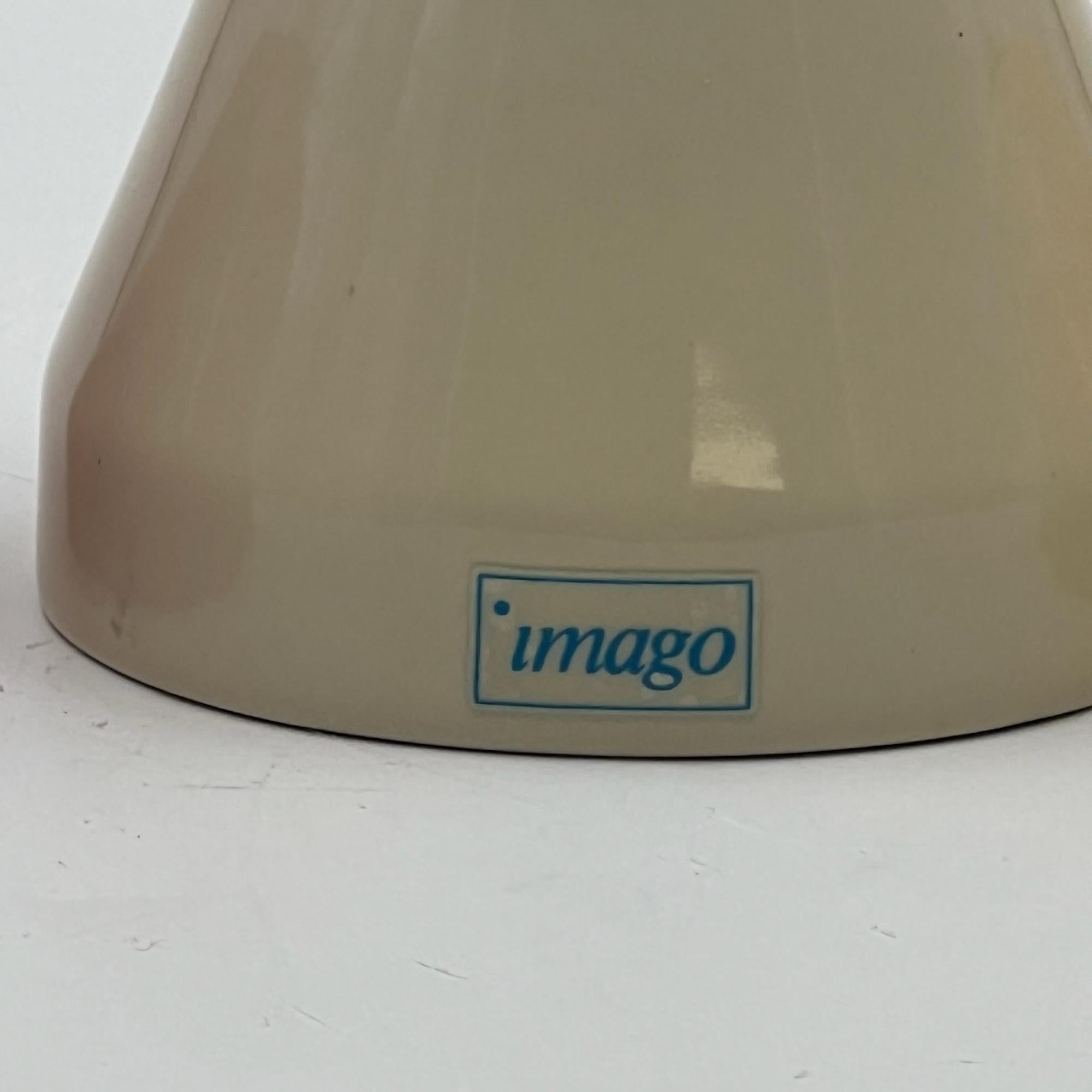 Vintage 80s Ceramic Lights Imago Italy - Vibrant Hues - Set of 3 New Old Stock For Sale 2