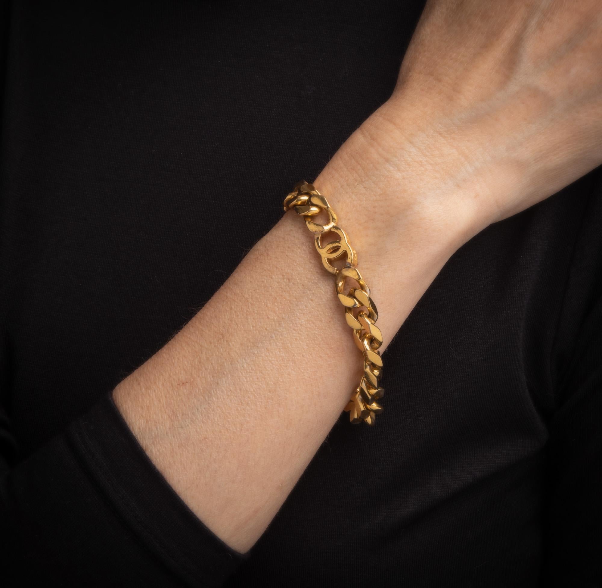 chanel gold bracelet