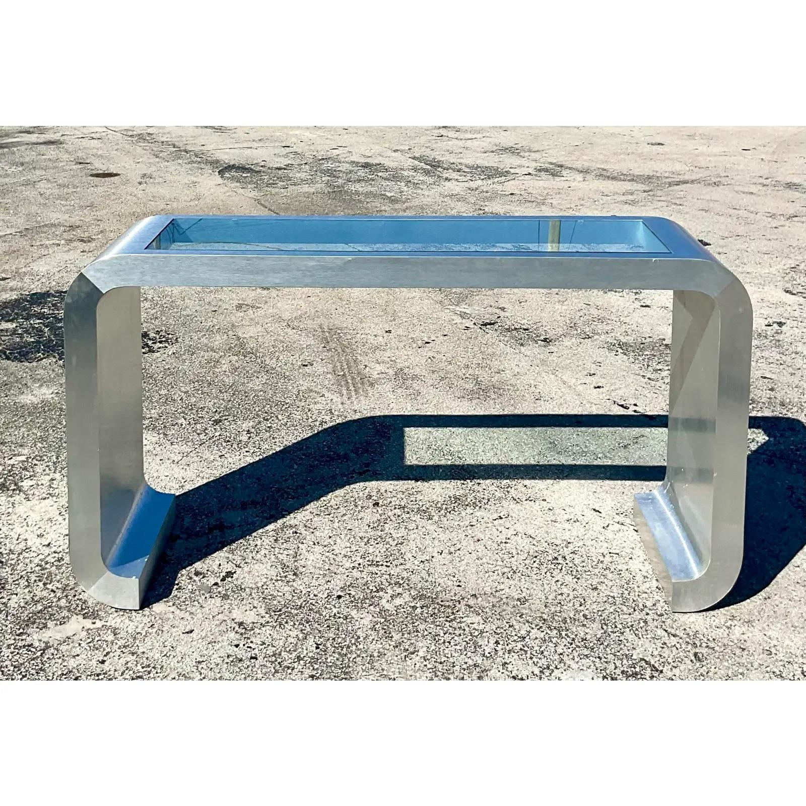 80s console table