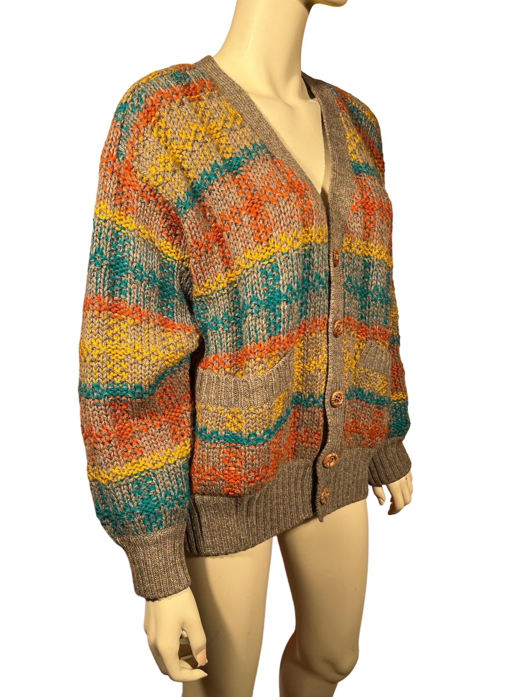 The Italian knitwear house Missoni has its roots in the small knitting business that newlyweds Ottavio (b. 1921) and Rosita (b. 1931) Missoni started in 1953. For several years they sold their sweaters to department stores and in 1958 started