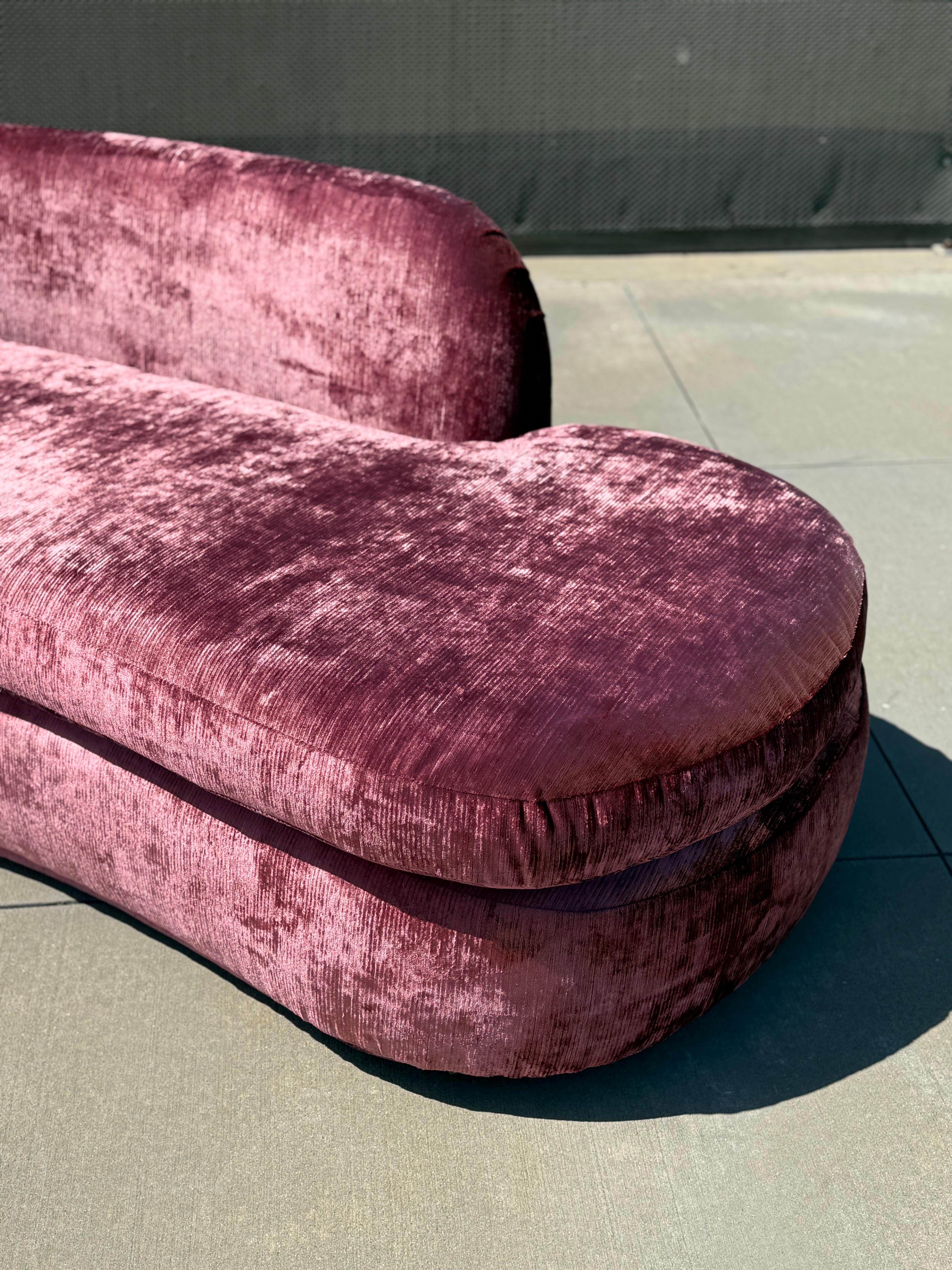 Chaise Longue / Cama de Día Vintage Años 80 Rosa en Excelente estado para la venta en Los Angeles, CA