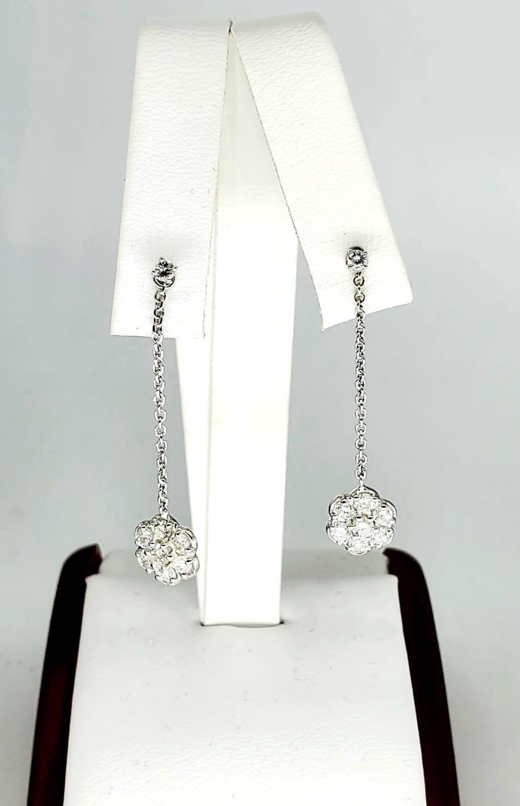 Women's Vintage 8.30 Carat Diamonds Floral Full Jewelry Set For Sale