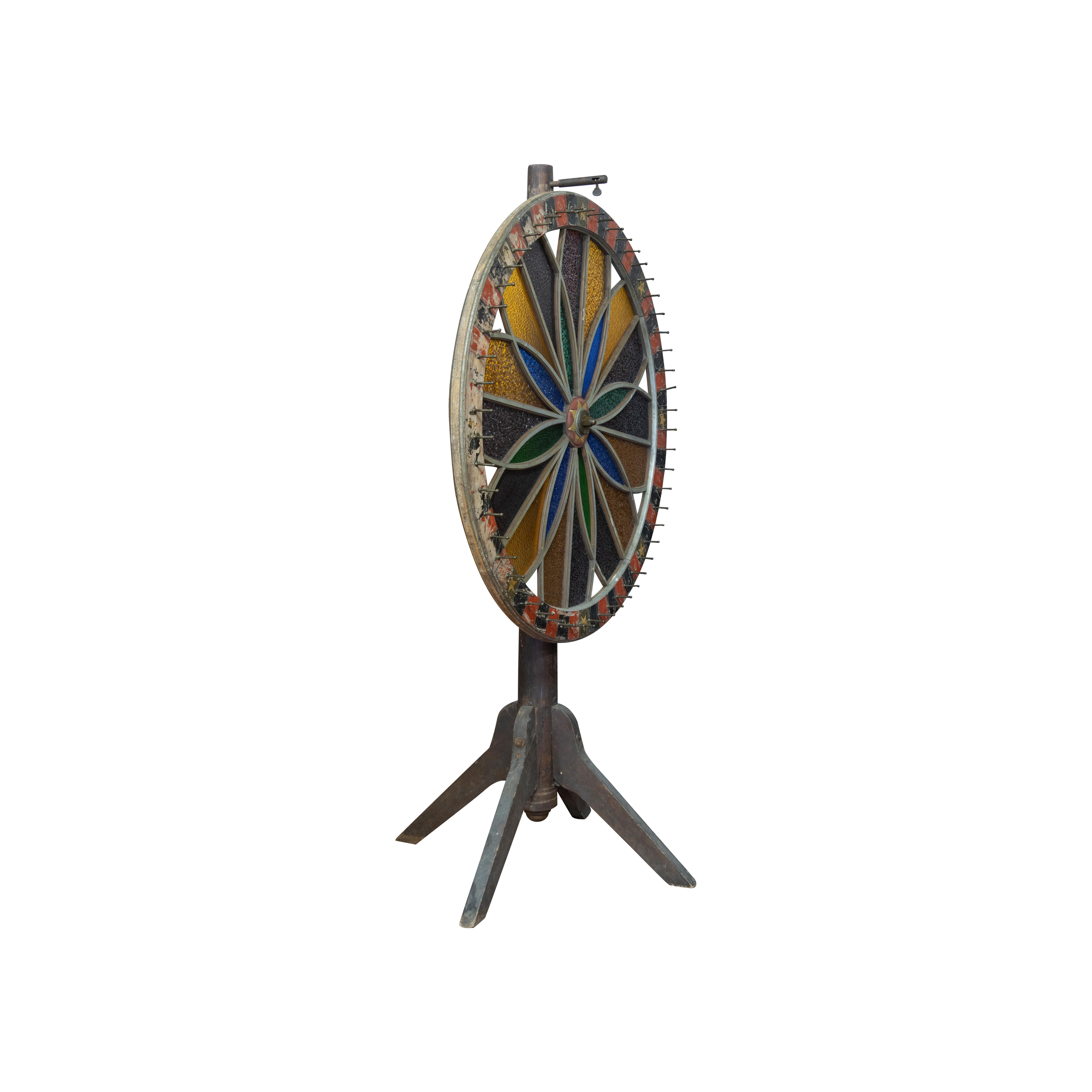 retro gambling wheel