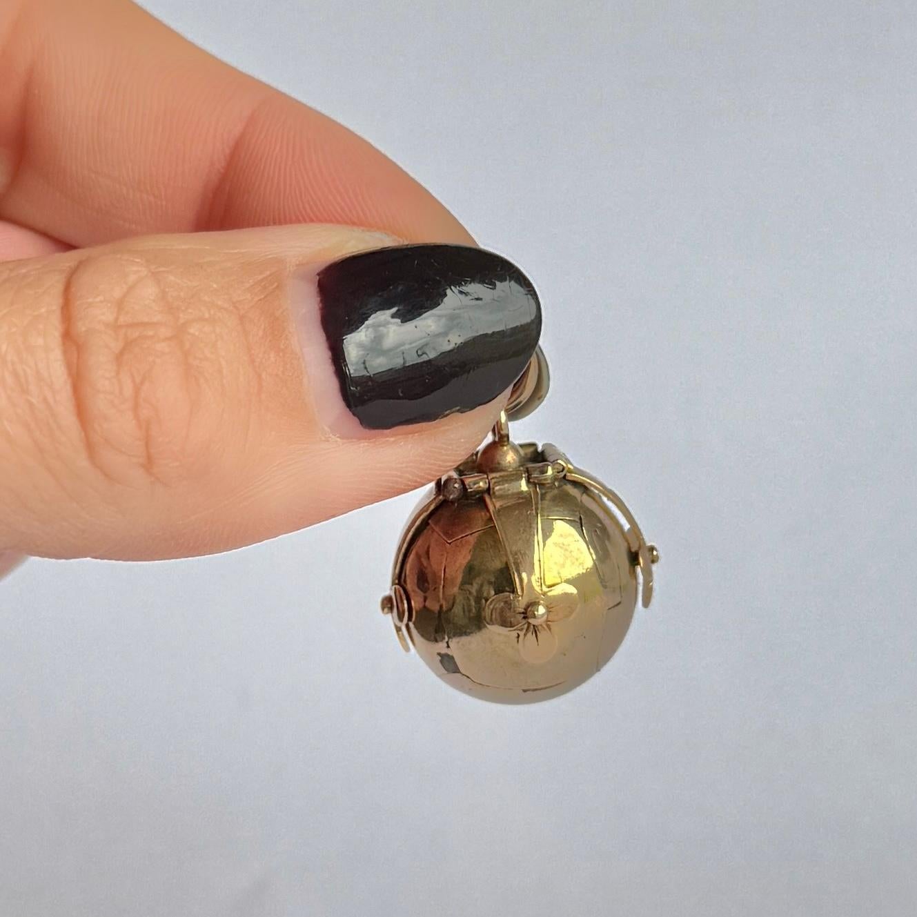 da uomo o donna Ciondolo massonico d'epoca in oro e argento a 9 carati in vendita