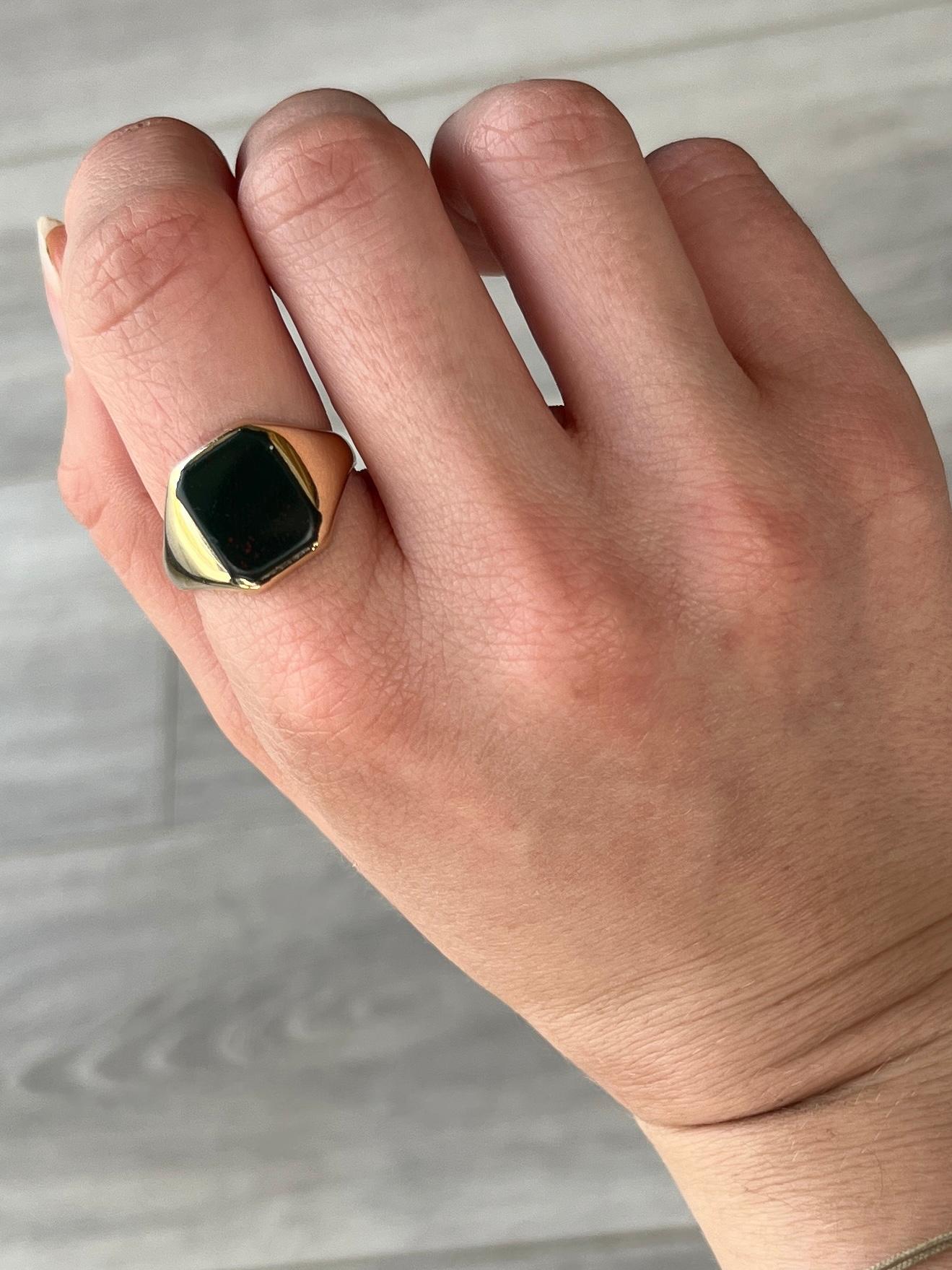 mens bloodstone rings