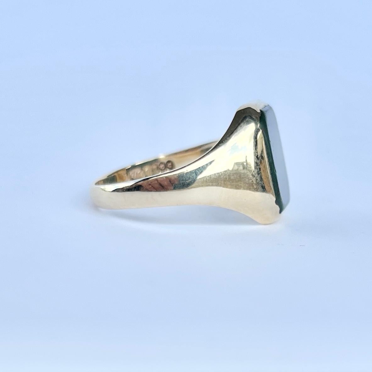 vintage bloodstone ring