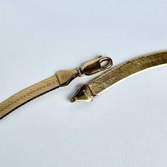 Vintage 9 Carat Gold Chain Collar Necklace