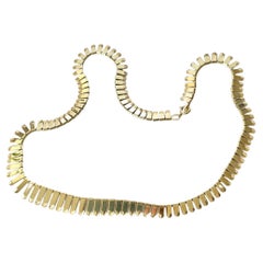 Vintage 9 Carat Gold Chain Collar Necklace