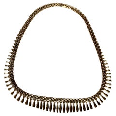 Collier à chaîne vintage en or 9 carats