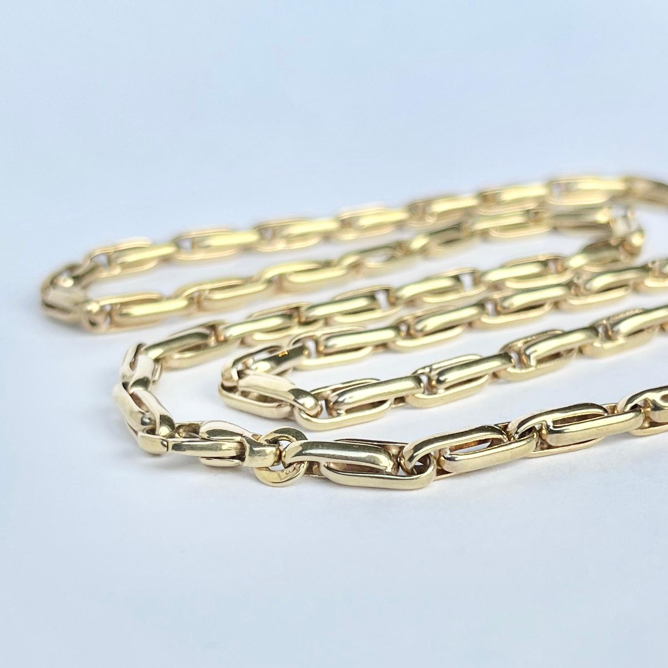 Vintage 9 Karat Gold Kette  Halskette für Damen oder Herren
