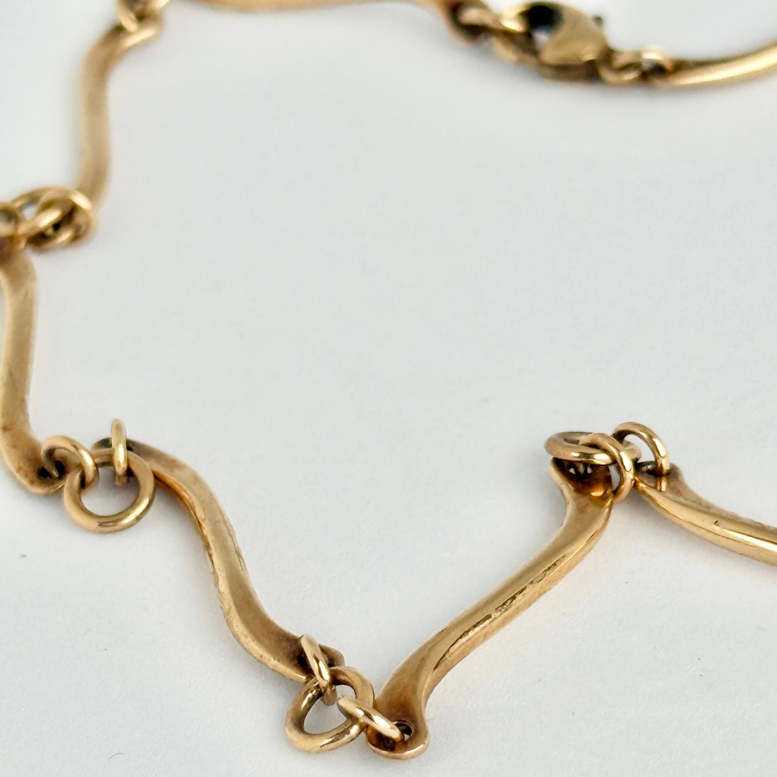 Collar vintage de cadena de oro de 9 quilates en Bueno estado para la venta en Chipping Campden, GB