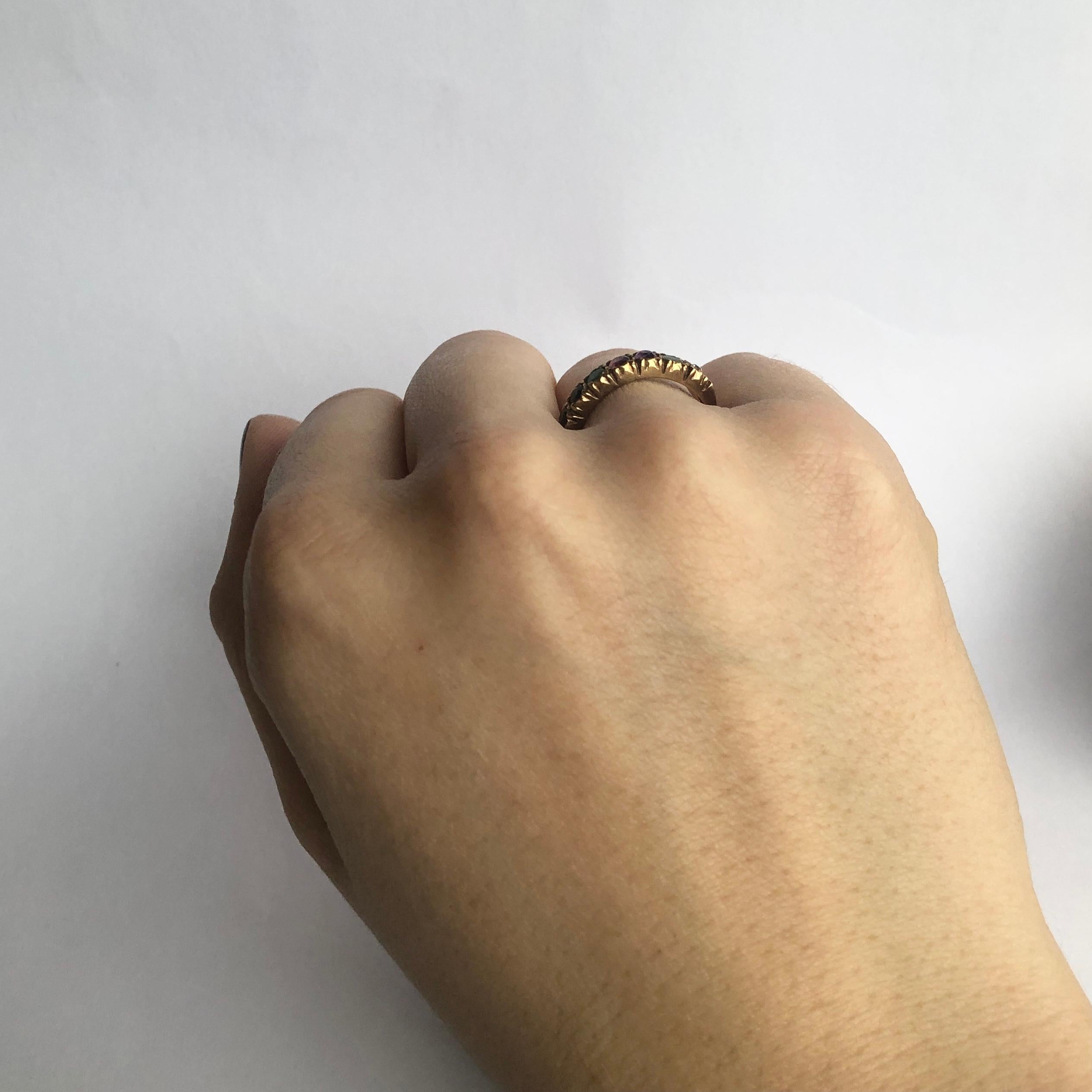 Women's Vintage 9 Carat Gold Dearest Ring