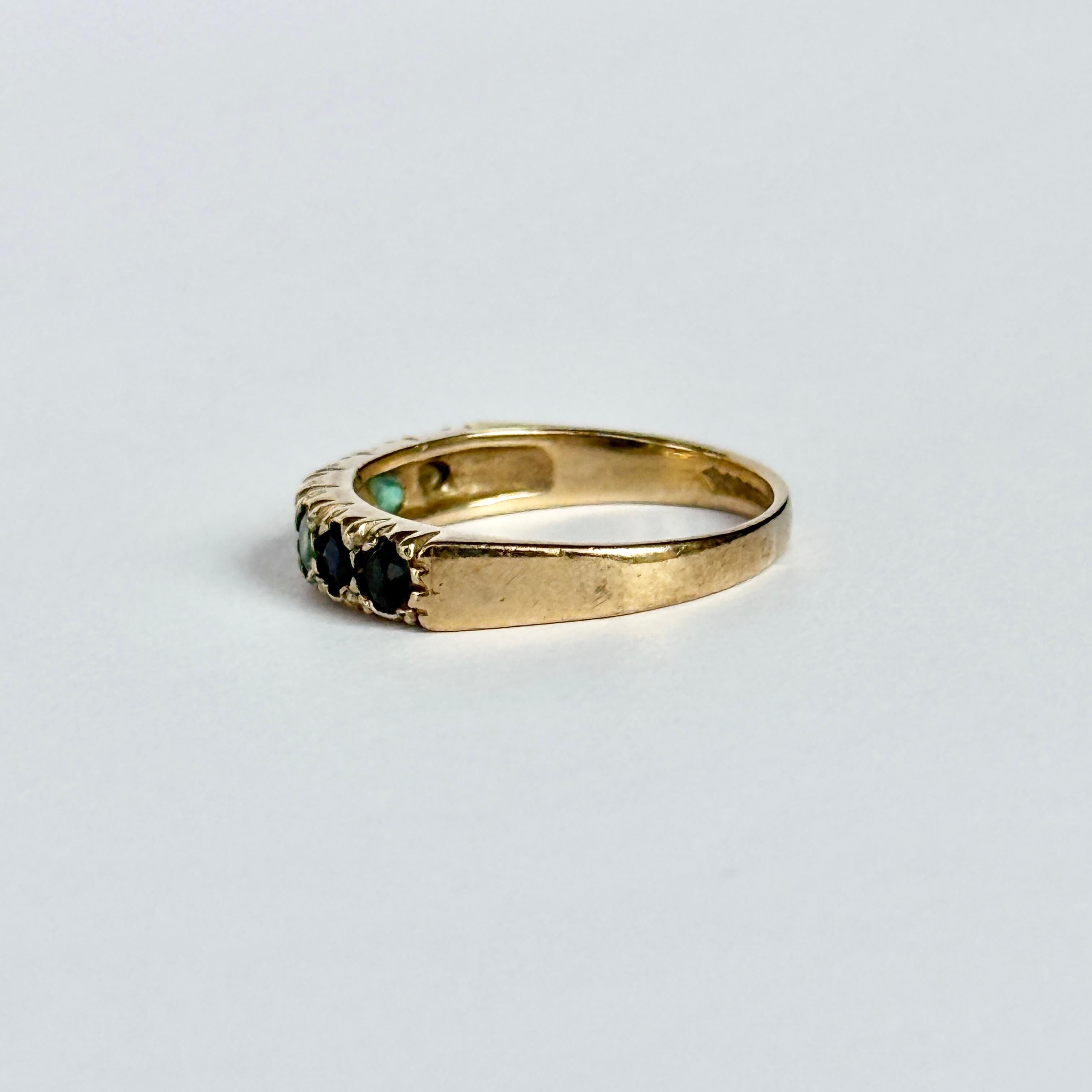 Women's Vintage 9 Carat Gold Dearest Ring For Sale