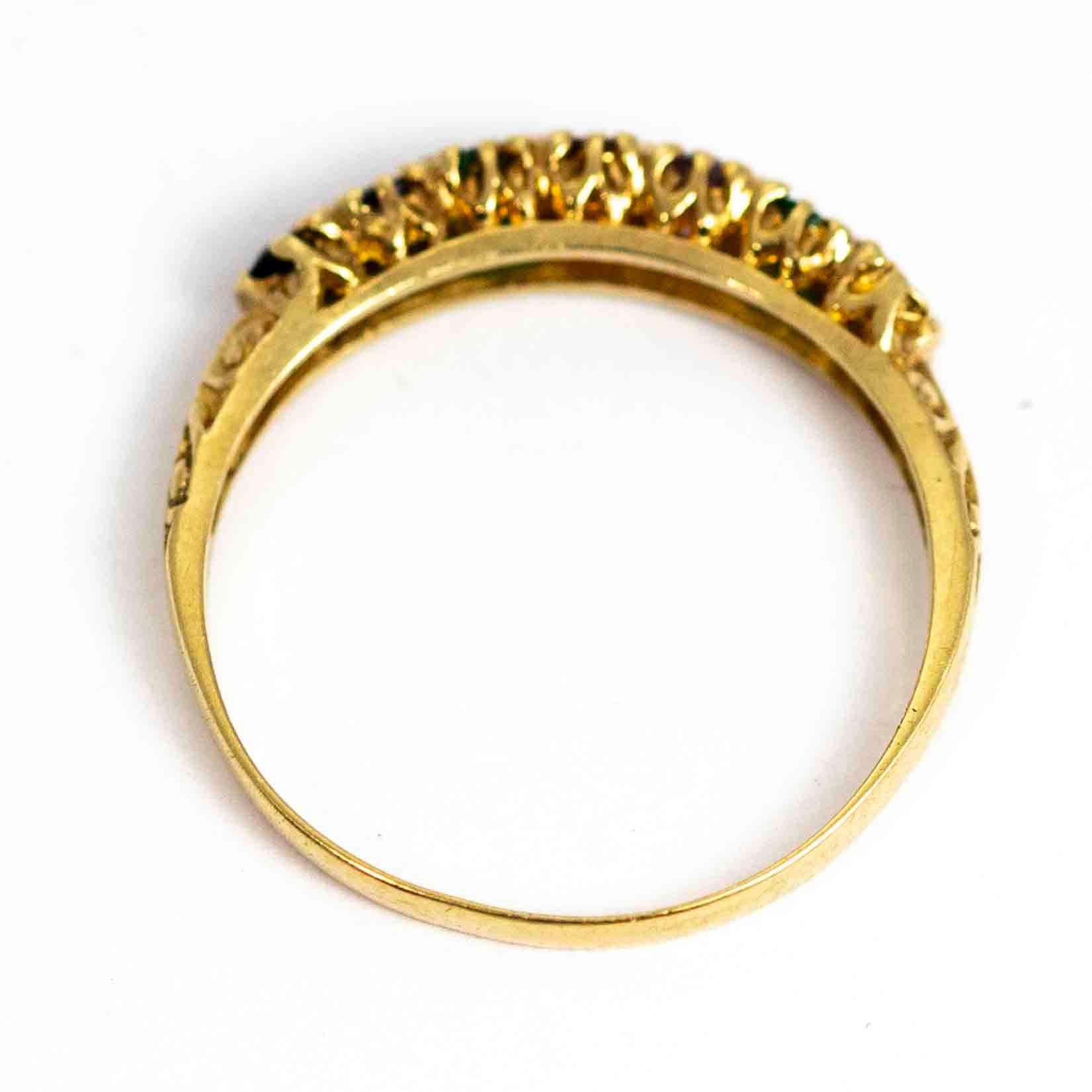 Women's or Men's Vintage 9 Carat Gold Dearest Ring