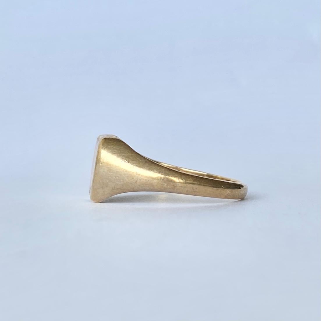 vintage double heart ring