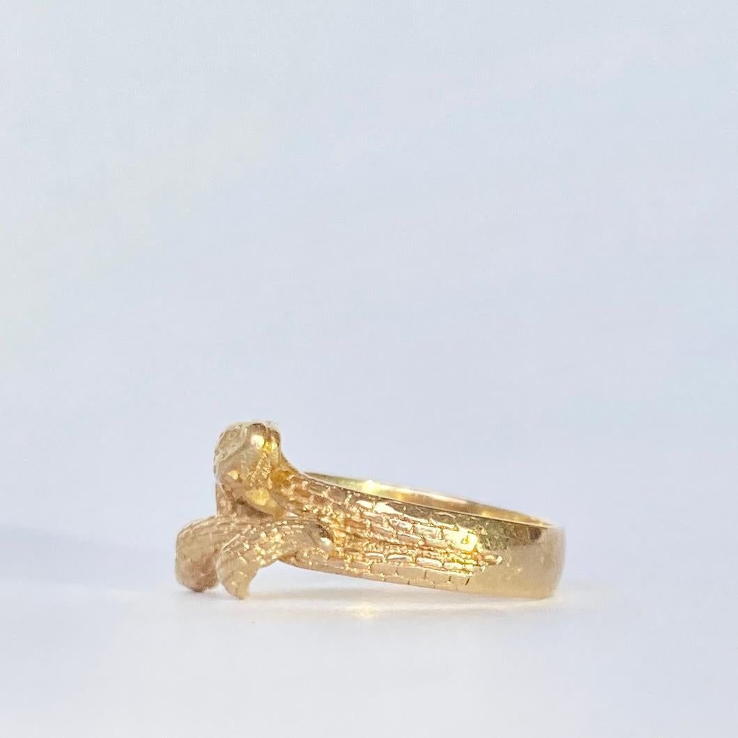 vintage snake ring