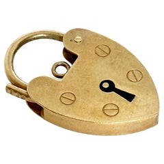 Vintage 9 Carat Gold Heart Pendant Clasp