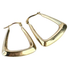Vintage 9 Karat Gold-Ohrstecker-Ohrstecker