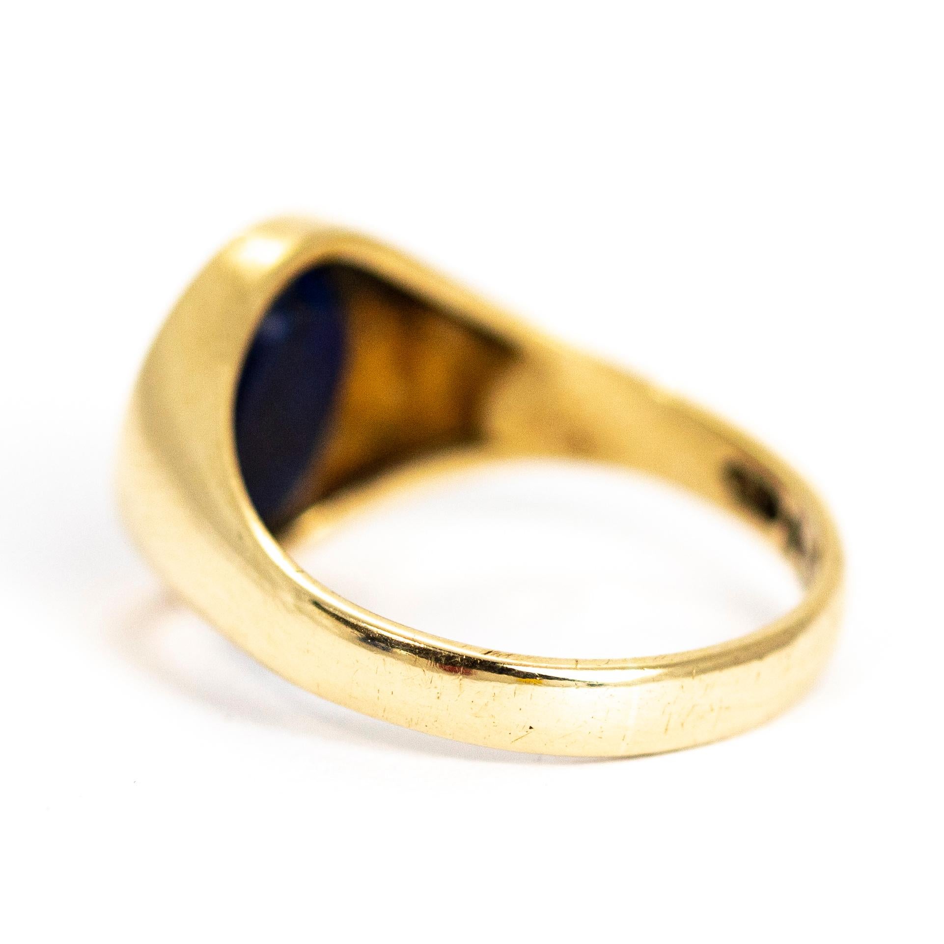 lapis lazuli vintage ring