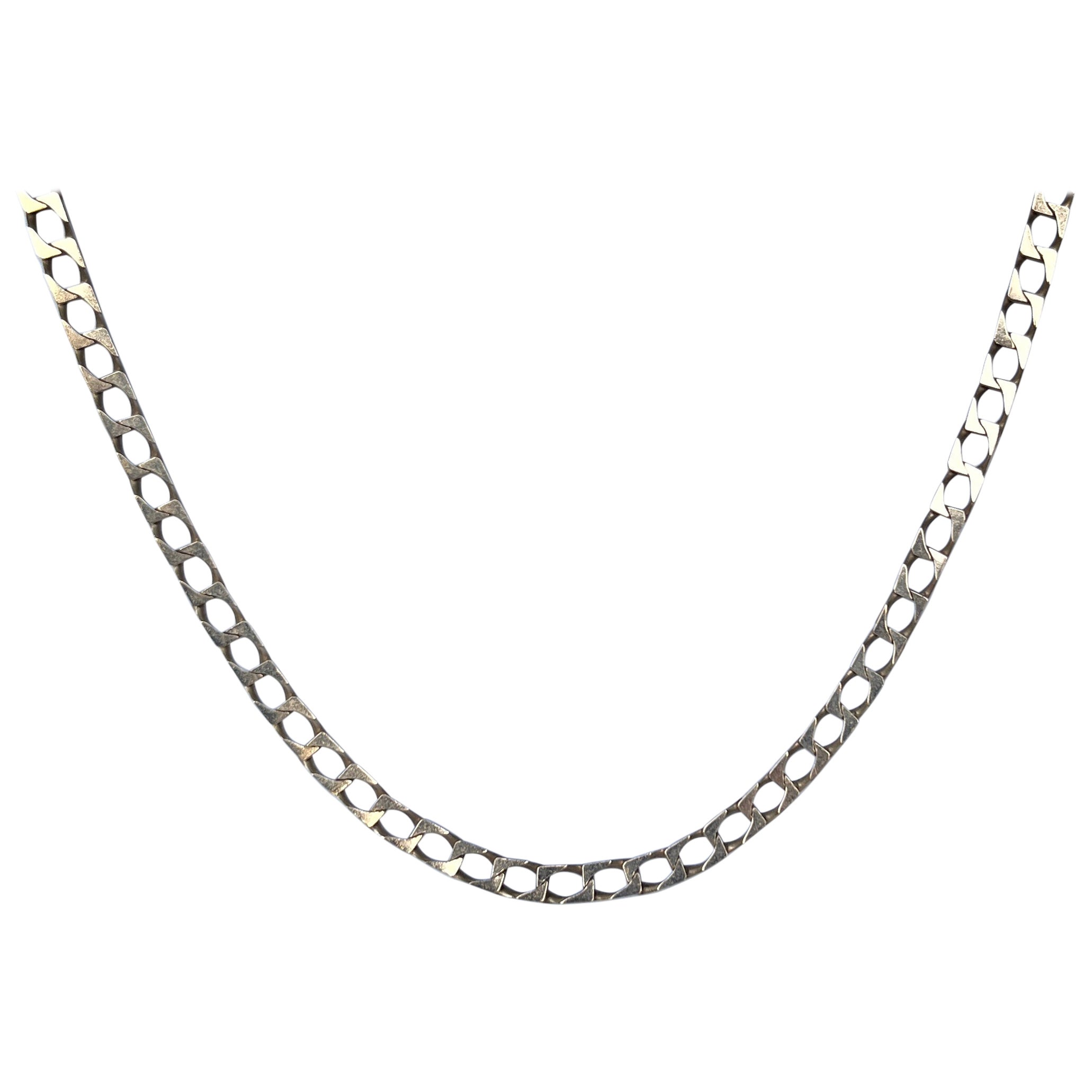 Collier vintage à maillons en or 9 carats