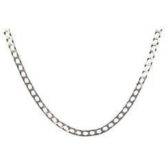 Collier vintage à maillons en or 9 carats