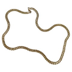 Gliederhalskette aus 9 Karat Gold, Vintage