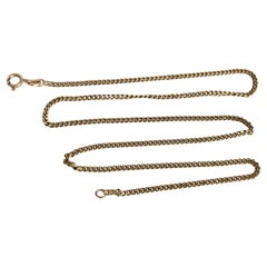 Gliederhalskette aus 9 Karat Gold, Vintage