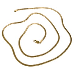 Gliederhalskette aus 9 Karat Gold, Vintage
