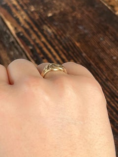 9 Karat Gold Lover's Knoten-Ring