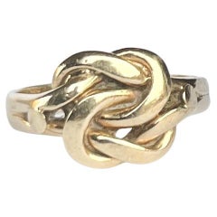 Vintage 9 Carat Gold Lover's Knot Ring