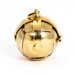 Vintage 9 Carat Gold Masonic Orb Pendant