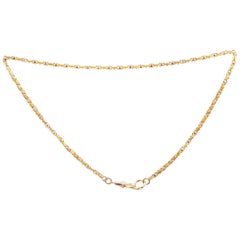 Vintage 9 Carat Gold Ornate Necklace