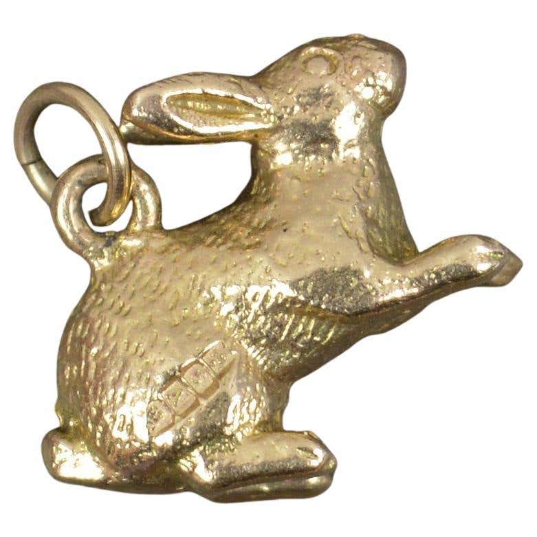 Masonic Rabbit Rare Large Masons Masonic Solid 9 Carat Gold Ball Fob or Pendant at 1stDibs