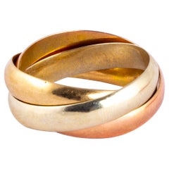Vintage 9 Carat Gold Russian Band