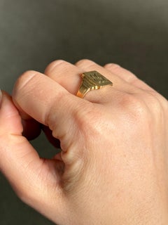 Vintage 9 Carat Gold Signet Ring