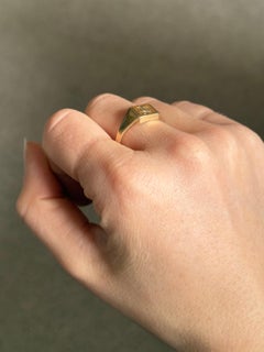 Vintage 9 Carat Gold Signet Ring