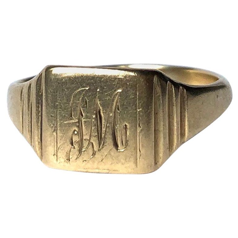 Bague Vintage En Or Jaune Et Citrine Ovale
