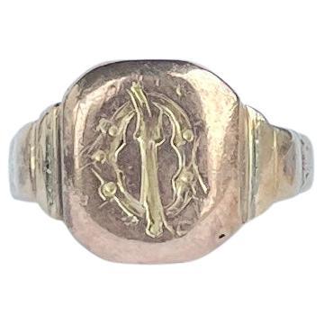 Vintage 9 Carat Gold Signet Ring