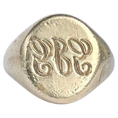 Vintage 9 Carat Gold Signet Ring