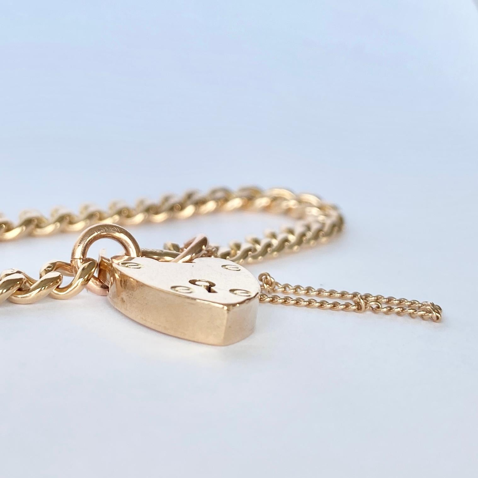 9 carat rose gold bracelet