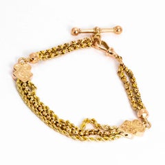 Vintage 9 Carat Two-Tone Gold Albertina