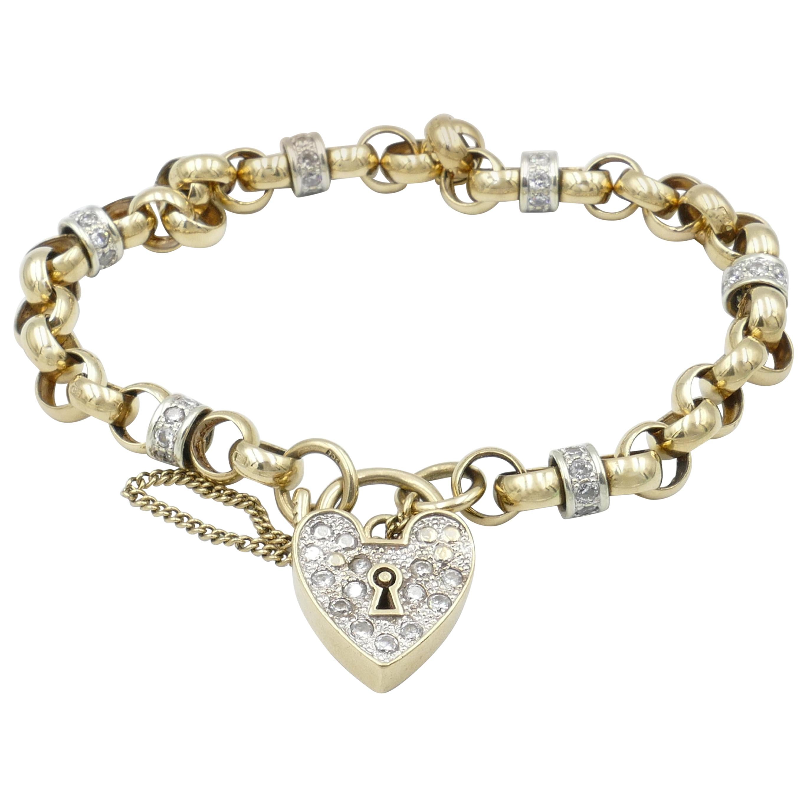 rose gold belcher bracelet