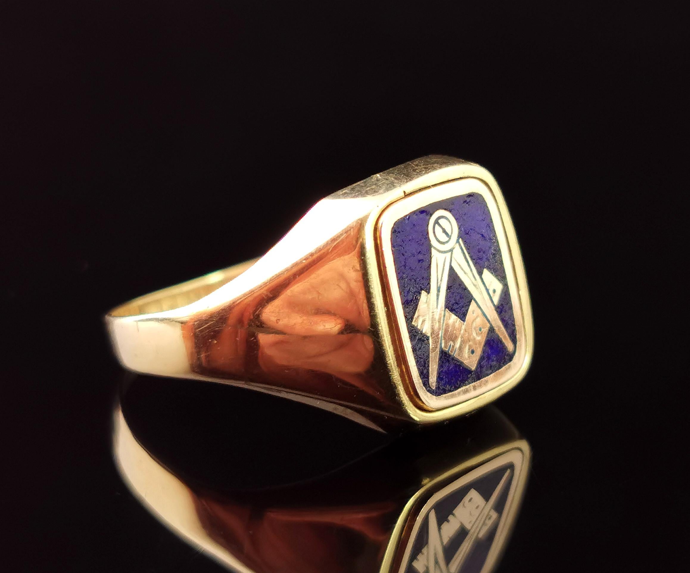 vintage masonic rings